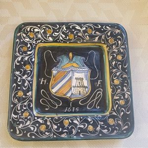 Vietri Decorative Plate.  Hand made and painted in Italy.